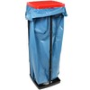 com-four® garbage bag stand with lid, can be set up