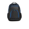 Port Authority Xtreme Backpack. BG207, Dark Grey/Black/Shock Blue, OSFA