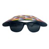 Rainbow Pride Foam Visor Attaches to Sunglasses, Unisex, 2 Visors
