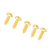 100PCS Guitar Pickguard Screws Metal Guard Plate Mounting Screw Electric