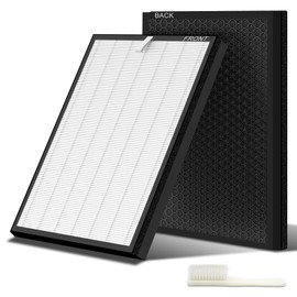 EverestAir Air Filter Replacement H13 True HEPA Compatible with LEVOIT EverestAir-RF Air Cleaner, Compare to Part #LRF-E551-WUS, 2 Packs