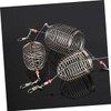 Kisangel 30pcs Stainless Steel Fishing Bait Trap Cage Basket Feeder