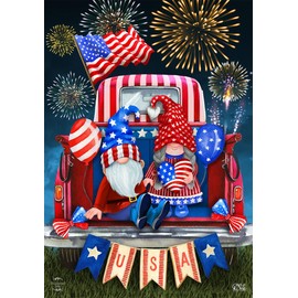 Briarwood Lane Usa Gnomes Garden Flag