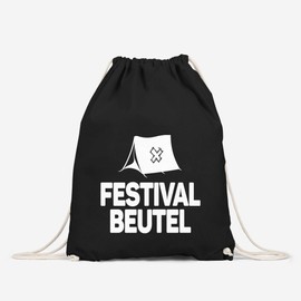 MoonWorks Gym Bag with Saying Festival Bag Gym Bag, Festival bag black