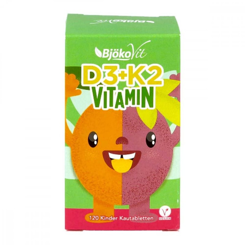 Vitamin D3+K2 Children's Chewable Tablets Vegan