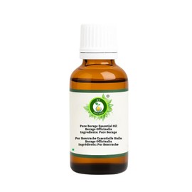 R V Essential Pure Borage Essential Oil 15ml (0.507oz)- Borago Officinalis (100% Pure and Natural Therapeutic Grade)