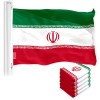 UD_Iran Iranian Flag 3x5 Ft 5-Pack 150D Printed Polyester By