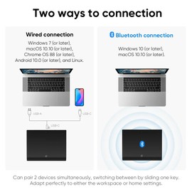 XPPen Wireless Drawing Tablet Deco Pro LW 2nd, 11 Inch Bluetooth Computer Graphics Tablet with X3 Pro Stylus & Mini Key-dial, Digital Drawing Pad for Animation, Digital Art, Video Editing