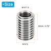 PATIKIL Thread Adapter Sleeve Reducing Nut M14 x 2 Male