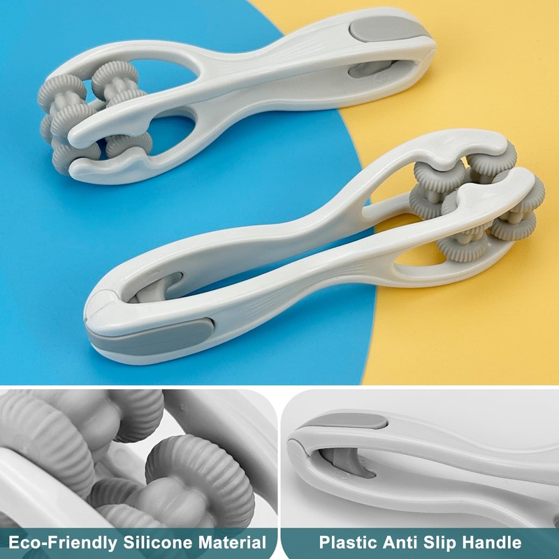2 Pcs Finger & Hand Massager Roller, Finger Roller Massager,