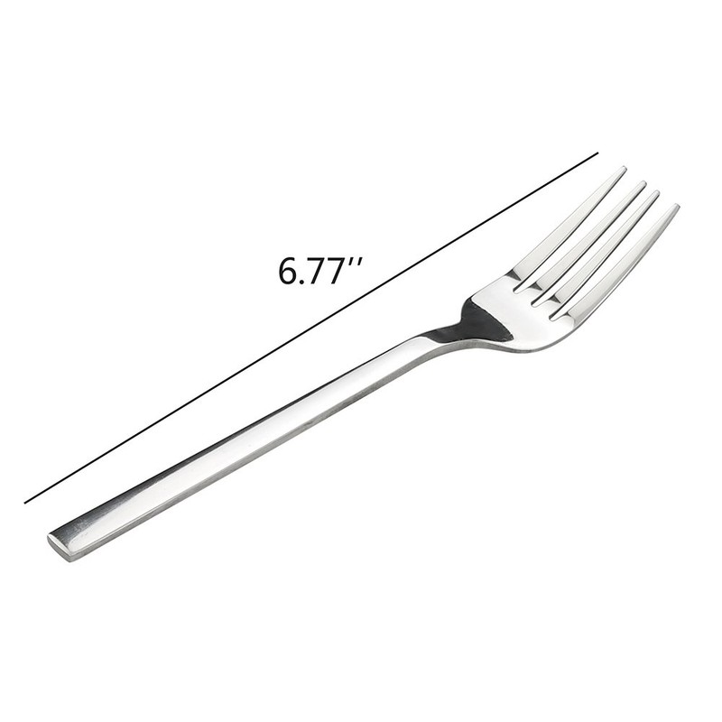 Doryh Juego de 12 Tenedores de Postre de Acero Inoxidable