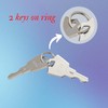A126 Ignition Keys, 10Pcs A126 Keys Replacement for Linear, Pride,