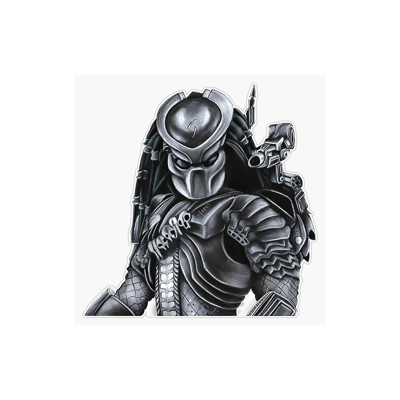 Magnet Predator Armored Magnetic Vinyl Sticker 5"