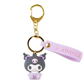 Sanrio 182354 Sanrio 3D Key Holder Kuromi-chan Kuromi 182354 Kromi 4.4 x 3.5 x 3 cm Character