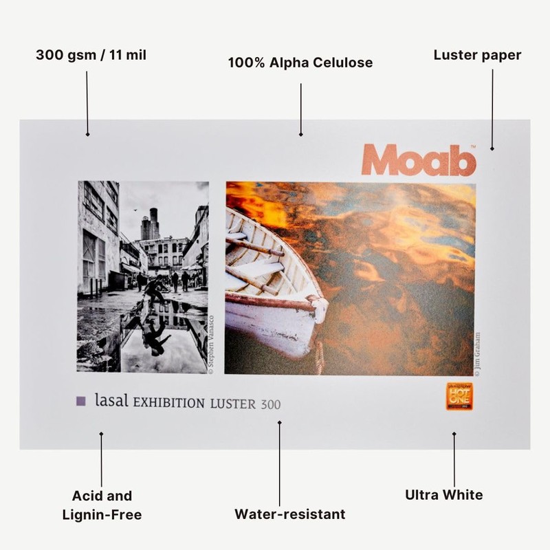 Moab Lasal Exhibition Luster 300, Archival Luster 300 gsm, 11