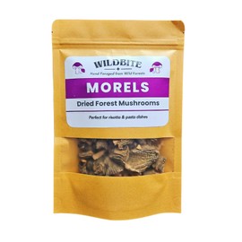 Premium Dried Morels Mushrooms - 2025 Season, Hand Foraged from Wild Forests, Culinary Ingredient