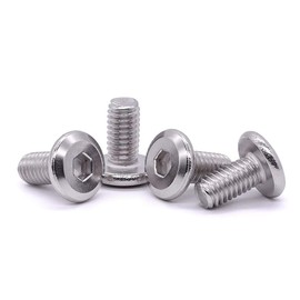 M10-1.5 x 30mm Hex Socket Head Cap Screws, 304 Stainless Steel 18-8, Flat Countersunk Machine Screws for Furniture, Binding, Machinery, Automotive, DIY Projects, 10 PCS