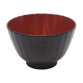 Flower Soup Bowl, Tamanai Vermilion