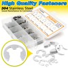 ZHUBANG 800Pcs C-clip External Retaining Rings Snap Rings Assortment Kit