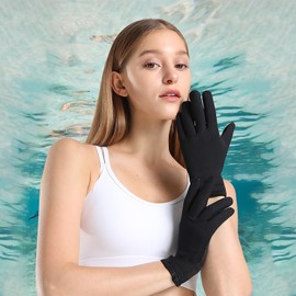 JIAHG Women Mens 5mm Diving Neoprene Gloves Thermal Non-Slip Wetsuit Water Gloves for Snorkeling Kayaking Surfing Fishing