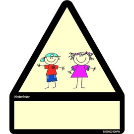 Kinderfinder Sticker Comic Photoluminescent (Weatherproof)