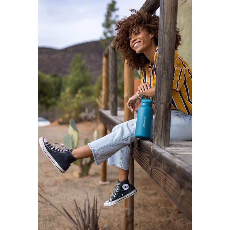 LifeStraw Go Series — Insulated Stainless Steel Water Filter Bottle