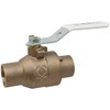 NIBCO, S-585-80-LF, Solder Full Port Ball Valve, Cup to Cup,