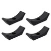 CAXUSD 4Pcs Dumbbell Saddles Durable Plastic Dumbbell Cradles for Replacement