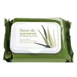 피부 릴렉싱 보습효과 알로에추출물 클렌징티슈 60매 Skin Relaxing Moisturizing Aloe Extract Cleansing Wipes 60 Sheets