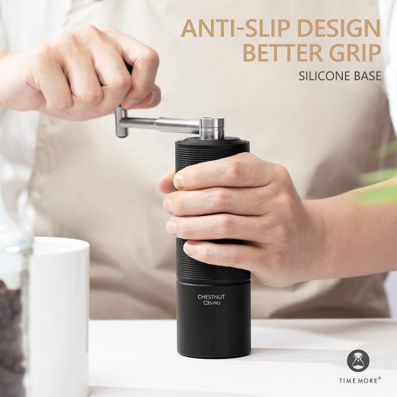 TIMEMORE Chestnut C3S PRO Manual Coffee Grinder, Stainless Steel S2C