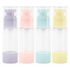 Framendino, 4 Pack Airless Pump Bottles Set 1oz 30ml Refillable