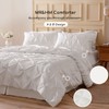 MR&HM Satin Comforter Queen 8 Pieces - Luxurious Pinch Pleat