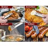 Barbecue Tongs Straight Stainless Steel 20 cm - 60 cm