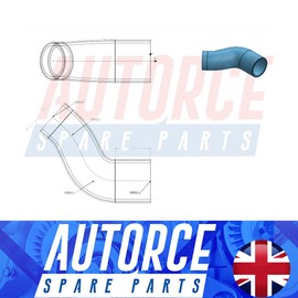 Turbo Intercooler Hose Pipe For FIAT Ducato 100 Multijet 2,2 D (2006 - Onwards) 1359961080, 1356517080, 0382.LY- AUTORCE