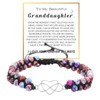 To My Granddaughter-Infinity Forever Love Heart Bracelet, You are Always