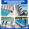 Frienda 18 Pcs Pool Solar Cover Reel Attachment Kit, Solar