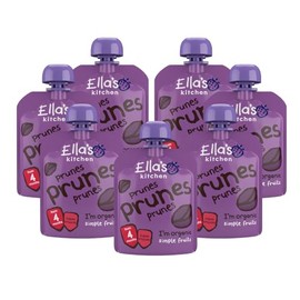 Ella's Kitchen Ella's Kitchen First Taste Prunes 70g, Pack of 7, (Packing May Vary)
