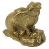Bunny Statue Sturdy Brass Retro Look Fine Details Stable Durable