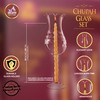 Ner Mitzvah Chuppah Wedding Ceremony Glass Set with Candles -