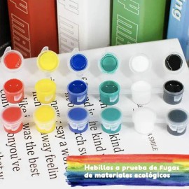 50 Tiras Vacías Para Pintura, Tarros De Pintura, Recipientes                                                                                          