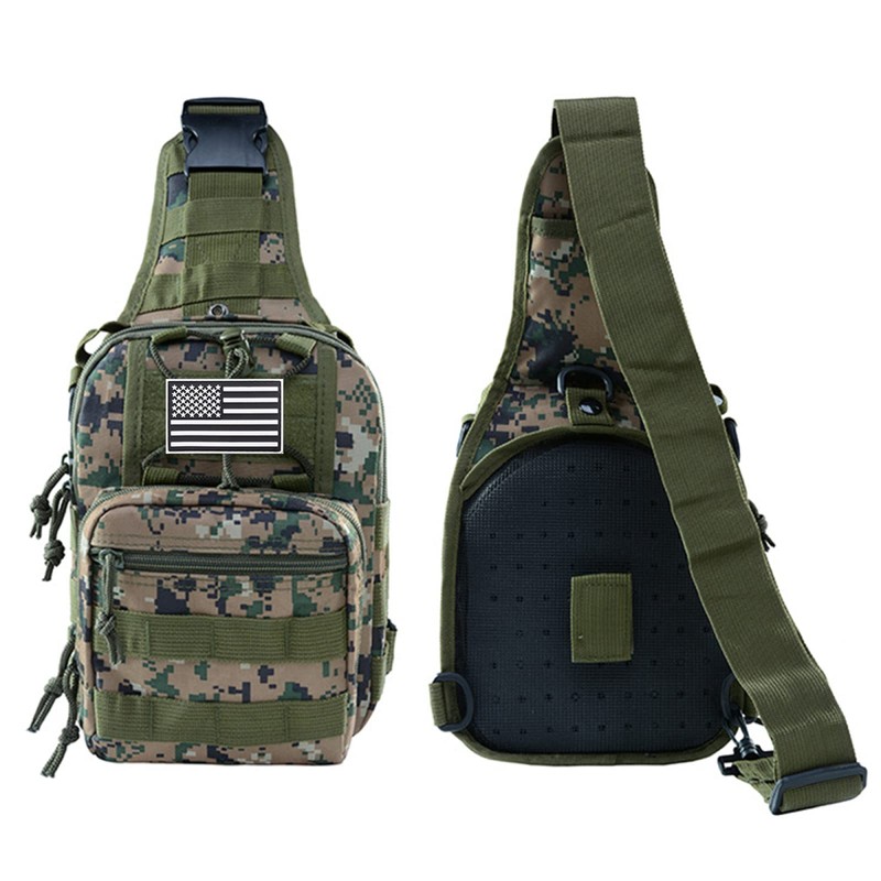 Tactical Chest Bag Molle Chest Sling Pack Backpack Crossbody Bag