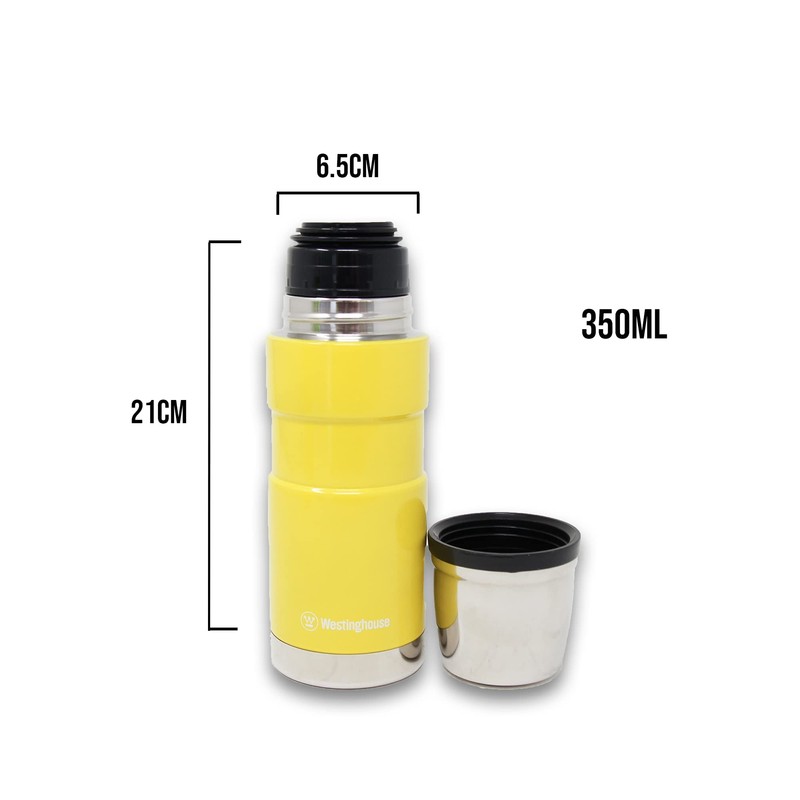 Westinghouse Termo de Acero Inoxidable Amarillo de 350ml (WCBL00210350YW)