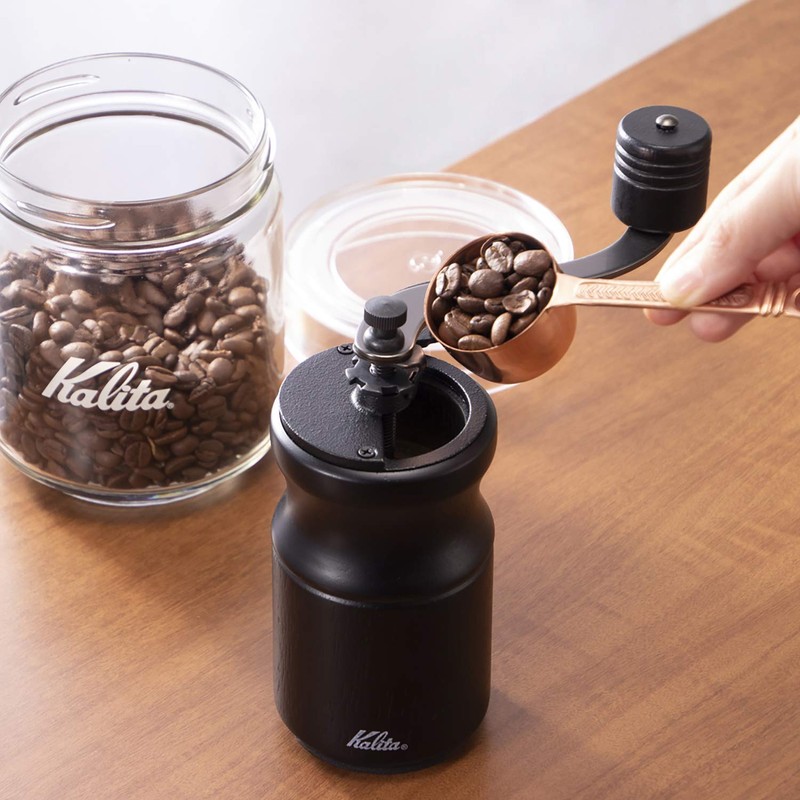 Kalita KH-10 BK #42168 Hand-Grind Coffee Mill, Black