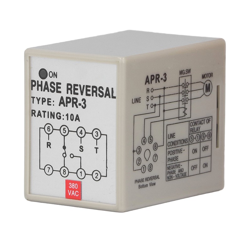 CKCTELAY Phase Sequence Relay Loss Reverse Protection Controller for Motor