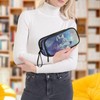 Mnsruu Wolf Star Large Capacity Pencil Case 3 Compartment Pouch