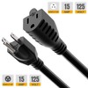 Inline On/Off Switch Extension Cord, Plugrand 3-Prong Household Switchable Power