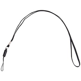 ZhaoCo 5 Pcs 17 Inch Nylon Detachable Neck Lanyards Straps for Business, Offices, Exhibitions, School, Mobile Phones, USB Flash Drives, Keychains, ID Name Card Badge Holders - Black
