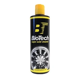 BioTech Acid Wheel Cleaner, Chrome Cleaner, Metal Cleaner, Stain Remover, Industrial Strength Acid, Highly Concentrated, Heavy on Dirt, Grease, & Grime (16 oz)