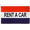 Rent a Car Flag 3x5ft Poly - Perfect for businesses,