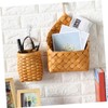 Parliky Set of 2 Woven Storage Baskets Wall-mounted Mesh Storage